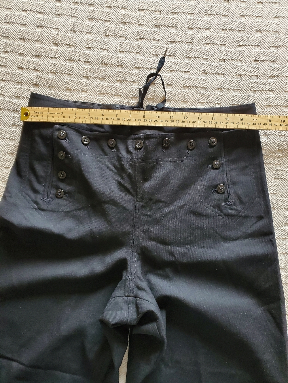 VTG Collectors Item- 80s USS Long Beach Navy Dress Blues "Crackerjack" Set - Picture 15 of 16